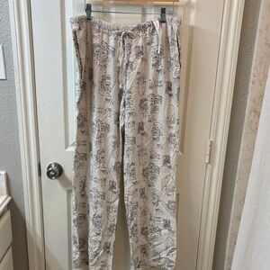 Cali 1850 artsy linen pull on pants size large